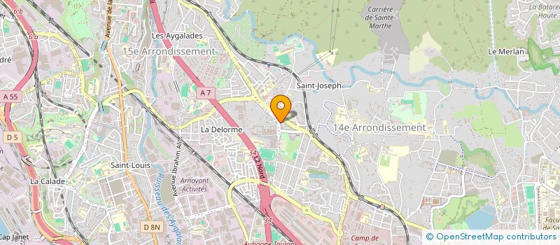 localisation de l'entreprise LES AMIS BIBLIOTHEQUE DU SEMINAIRE à MARSEILLE