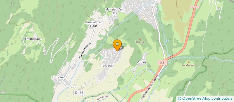 localisation de l'entreprise LES AMIS BIENVEILLANTS DU CHATEAU DE DORTAN  DORTAN