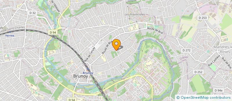 localisation de l'entreprise LES AMIS BRUNOYENS D'IPAMU  BRUNOY