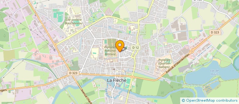 localisation de l'entreprise LES AMIS CHAPELLE NOTRE DAME DES VERTUS à LA FLECHE