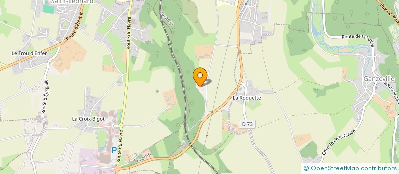 localisation de l'entreprise LES AMIS CHASSEURS DU CHEMIN DU BOIS DE BOSCLONG  FECAMP