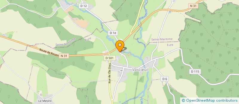 localisation de l'entreprise LES AMIS CHATEAU VASCOEUIL ET MICHELET à VASCOEUIL