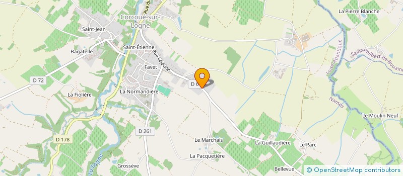 localisation de l'entreprise LES AMIS CORCOUEENS DE BEL AIR  CORCOUE-SUR-LOGNE