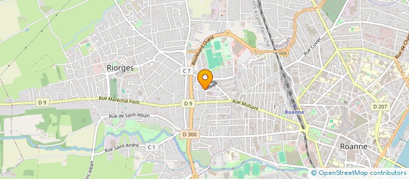 localisation de l'entreprise LES AMIS D'AKWABA MOUSSO à RIORGES