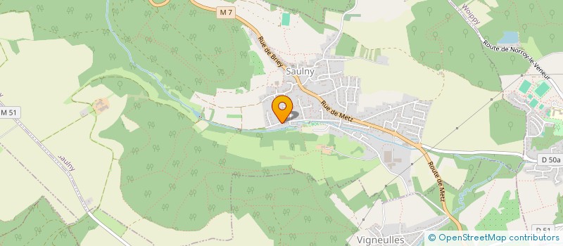 localisation de l'entreprise LES AMIS D'AMABLE TASTU  SAULNY