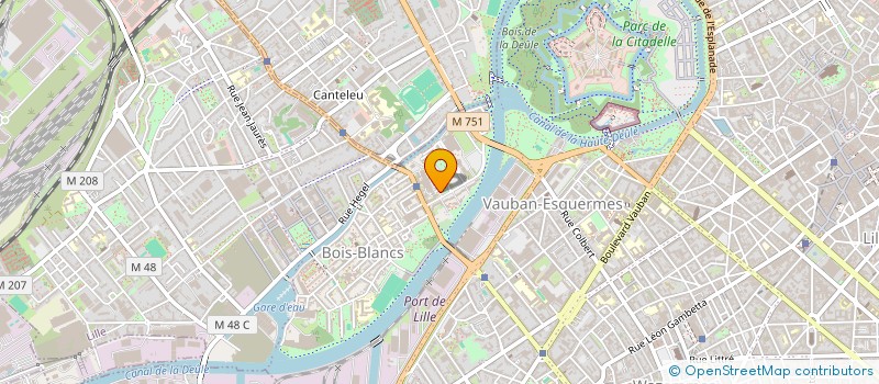 localisation de l'entreprise LES AMIS D AMBROISE PARE à LILLE