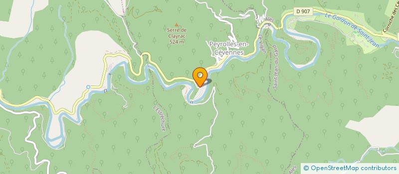 localisation de l'entreprise LES AMIS D'ANAPHORA  L'ESTRECHURE