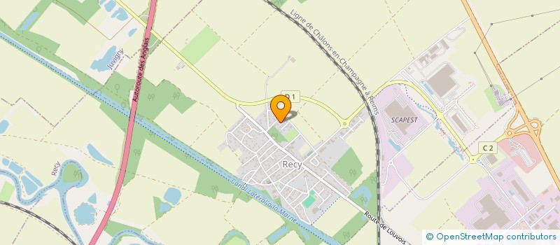 localisation de l'entreprise LES AMIS D ARKO  RECY