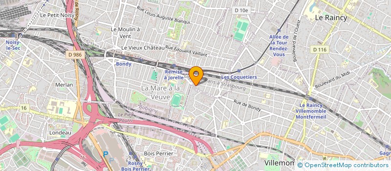 localisation de l'entreprise LES AMIS D'AUGUSTE  BONDY