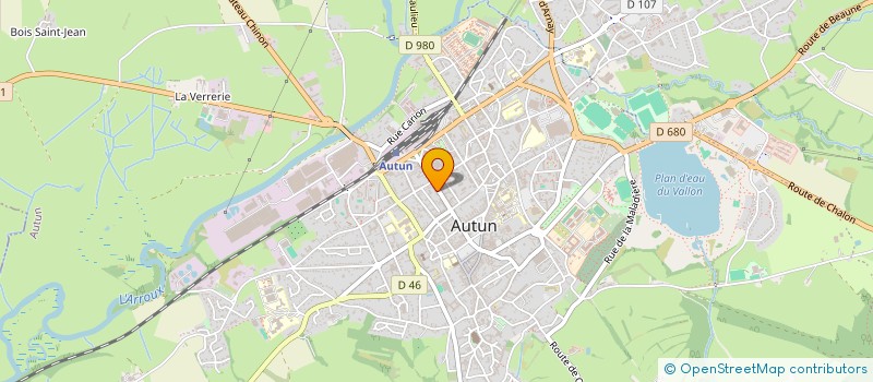 localisation de l'entreprise LES AMIS D AUTUN à AUTUN