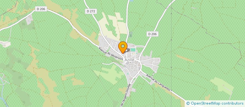 localisation de l'entreprise LES AMIS D'AZILLE  AZILLE