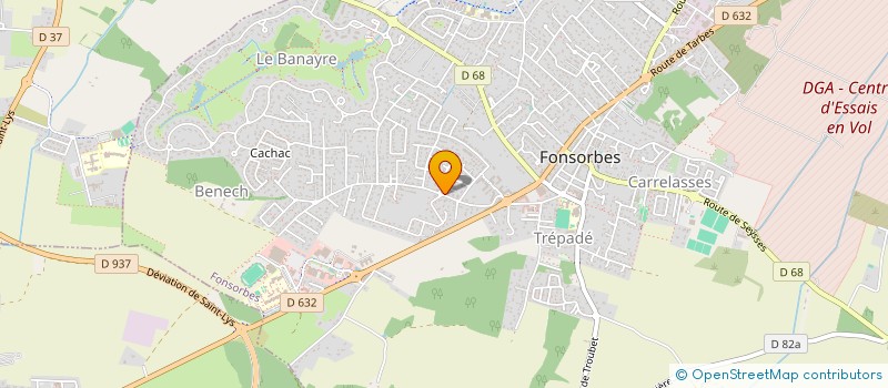localisation de l'entreprise LES AMIS D'ECOLE ET SYNDICAT  FONSORBES