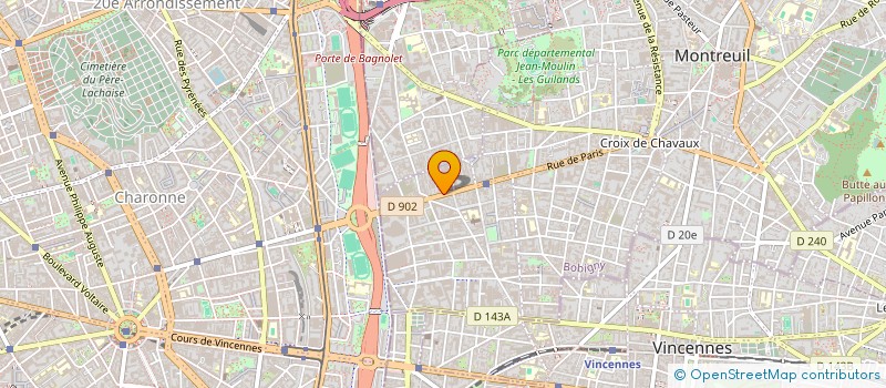 localisation de l'entreprise LES AMIS D'ELAZIG à MONTREUIL