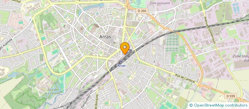 localisation de l'entreprise LES AMIS D ELEONORE à ARRAS