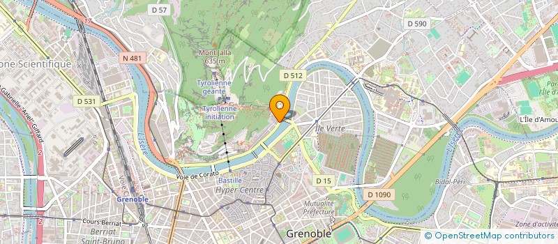 localisation de l'entreprise LES AMIS D'ELLA LASZLO à GRENOBLE