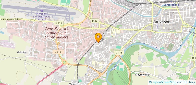 localisation de l'entreprise LES AMIS D ELMER à CARCASSONNE