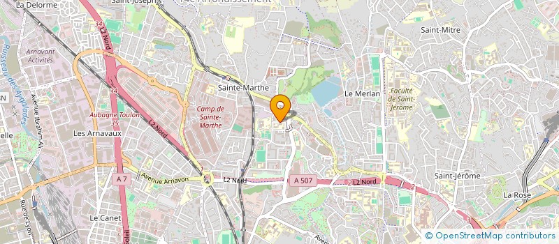 localisation de l'entreprise LES AMIS D EMILE VAYSSIERE à MARSEILLE