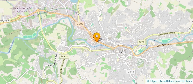 localisation de l'entreprise LES AMIS D EMMAUS APT à APT