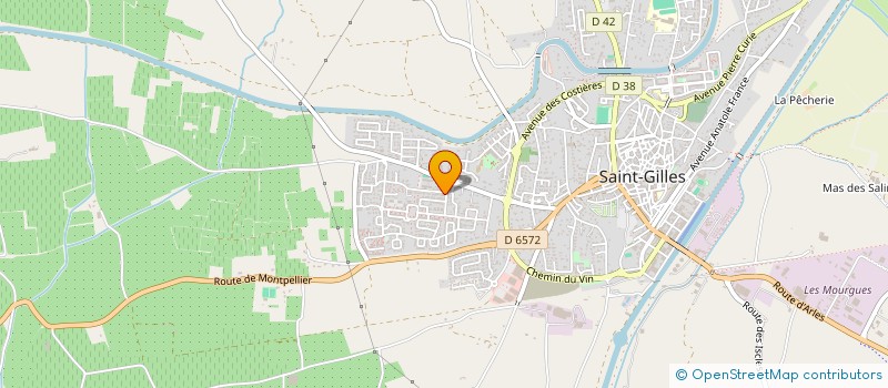 localisation de l'entreprise LES AMIS D'ENFANCE REUNIS à SAINT-GILLES