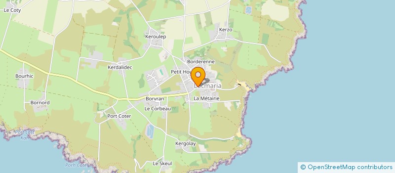 localisation de l'entreprise LES AMIS D'ER GWEH  LOCMARIA