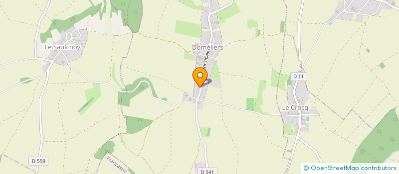 localisation de l'entreprise LES AMIS D'ERARD  CATHEUX