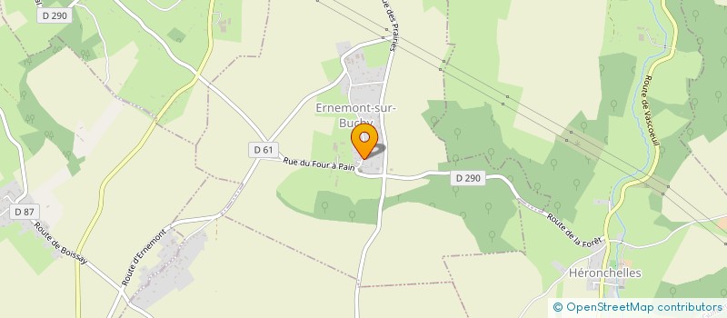 localisation de l'entreprise LES AMIS D'ERNEMONT  ERNEMONT-SUR-BUCHY