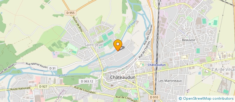 localisation de l'entreprise LES AMIS D'EUROPE à CHATEAUDUN