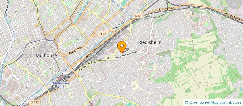 localisation de l'entreprise LES AMIS D'EUTERPE  RIEDISHEIM