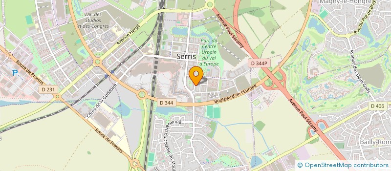 localisation de l'entreprise LES AMIS D'EX-CURSUS  SERRIS