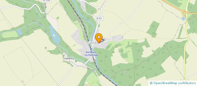 localisation de l'entreprise LES AMIS D'HARAVILLIERS  HARAVILLIERS