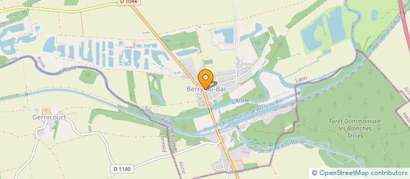 localisation de l'entreprise LES AMIS D'ILLERRIEDEN à VILLENEUVE SUR AISNE