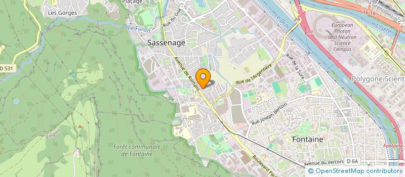 localisation de l'entreprise LES AMIS D'IN YOUR BRASS  SASSENAGE