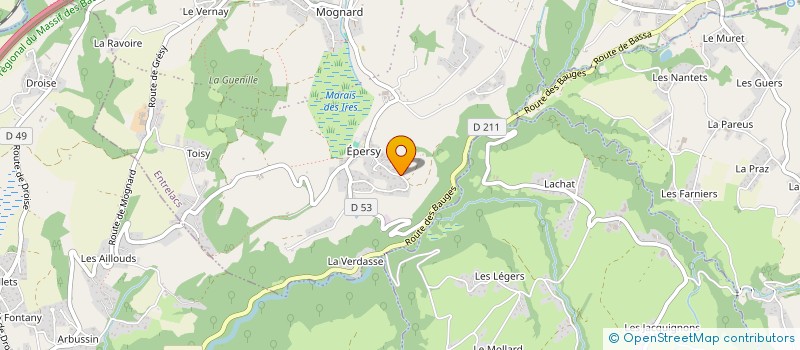 localisation de l'entreprise LES AMIS D'INICUDE  ENTRELACS