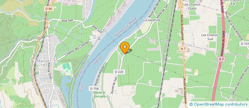 localisation de l'entreprise LES AMIS D'ISMAIL KADARE  LA ROCHE-DE-GLUN