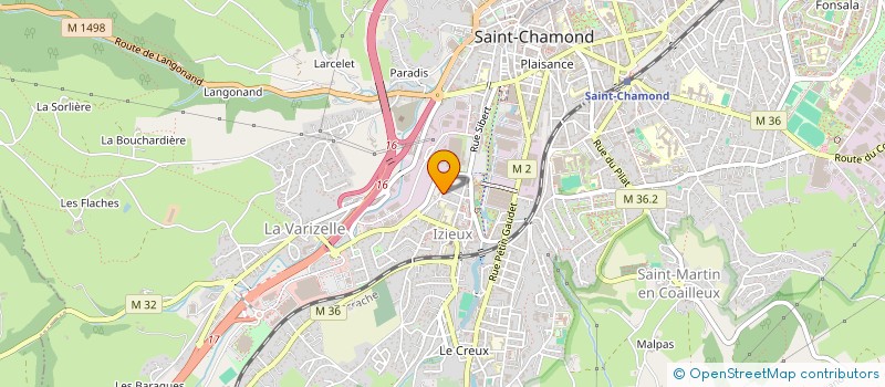 localisation de l'entreprise LES AMIS D IZIEUX à SAINT-CHAMOND