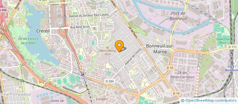 localisation de l'entreprise LES AMIS D'M.H.M  BONNEUIL-SUR-MARNE