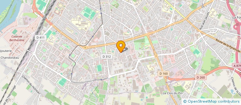 localisation de l'entreprise LES AMIS D'OCTAVE MIRBEAU à ANGERS