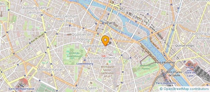 localisation de l'entreprise LES AMIS D ODON  PARIS