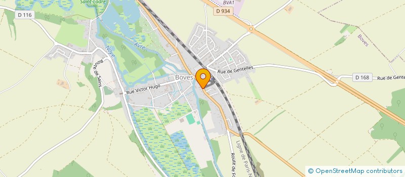 localisation de l'entreprise LES AMIS D OLIVIER à BOVES