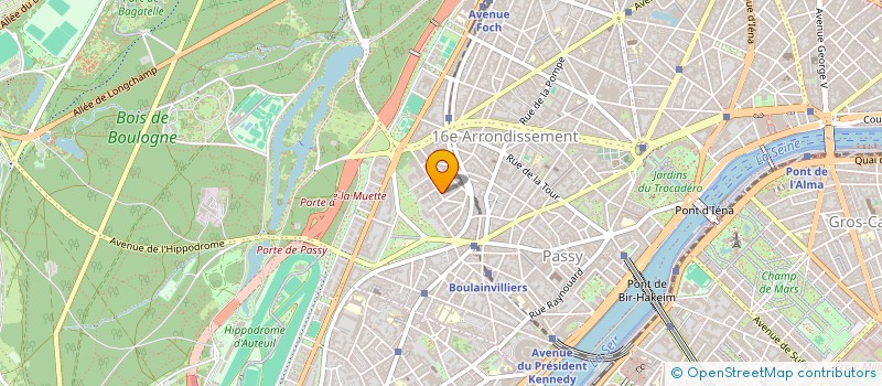 localisation de l'entreprise LES AMIS D'ONCLE FIL (AAOF)  PARIS