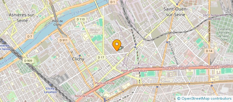 localisation de l'entreprise LES AMIS D'OUVERTURE 2020 à CLICHY