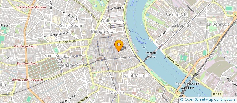 localisation de l'entreprise LES AMIS D'UTOPIA  BORDEAUX