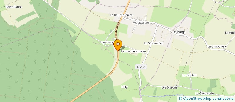 localisation de l'entreprise LES AMIS D'YRISSE à AUGUAISE