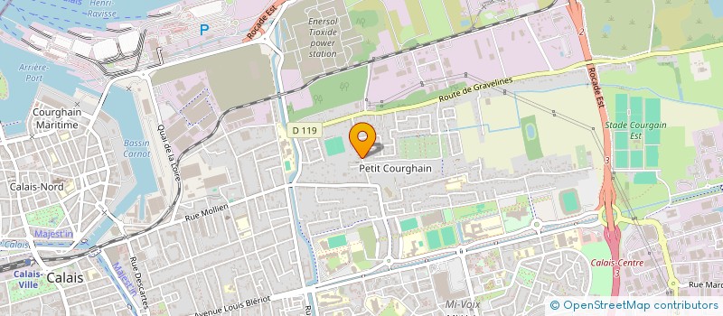 localisation de l'entreprise LES AMIS DART'S  CALAIS