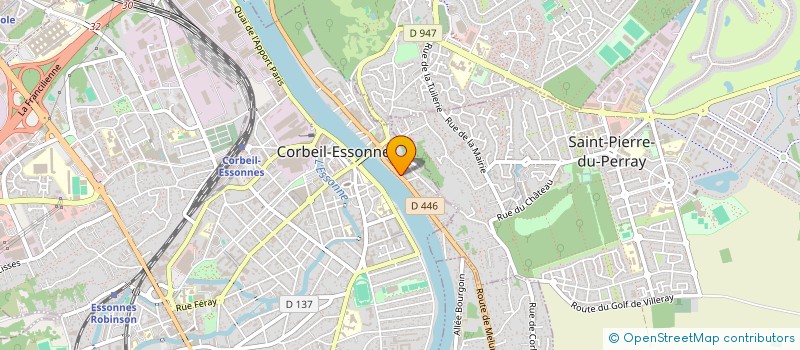 localisation de l'entreprise LES AMIS DE ALIS AQUILAE  CORBEIL-ESSONNES