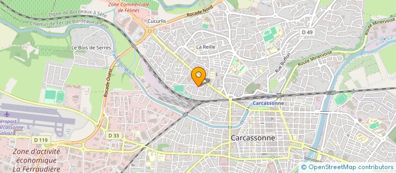 localisation de l'entreprise LES AMIS DE BAEZA à CARCASSONNE