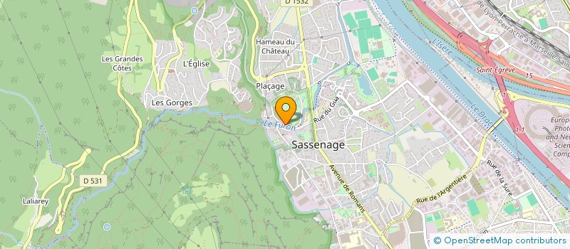 localisation de l'entreprise LES AMIS DE BAOZANANY  SASSENAGE