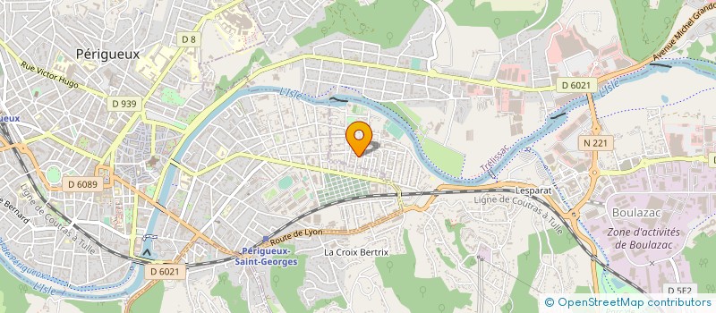 localisation de l'entreprise LES AMIS DE BARNABE  BOULAZAC ISLE MANOIRE