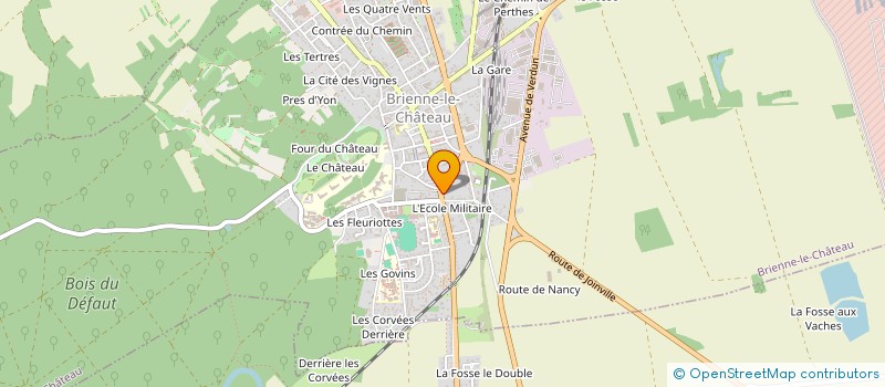 localisation de l'entreprise LES AMIS DE BASSE FONTAINE  BRIENNE-LE-CHATEAU