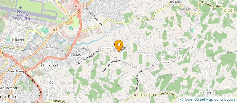 localisation de l'entreprise LES AMIS DE BATAKO à LES ABYMES